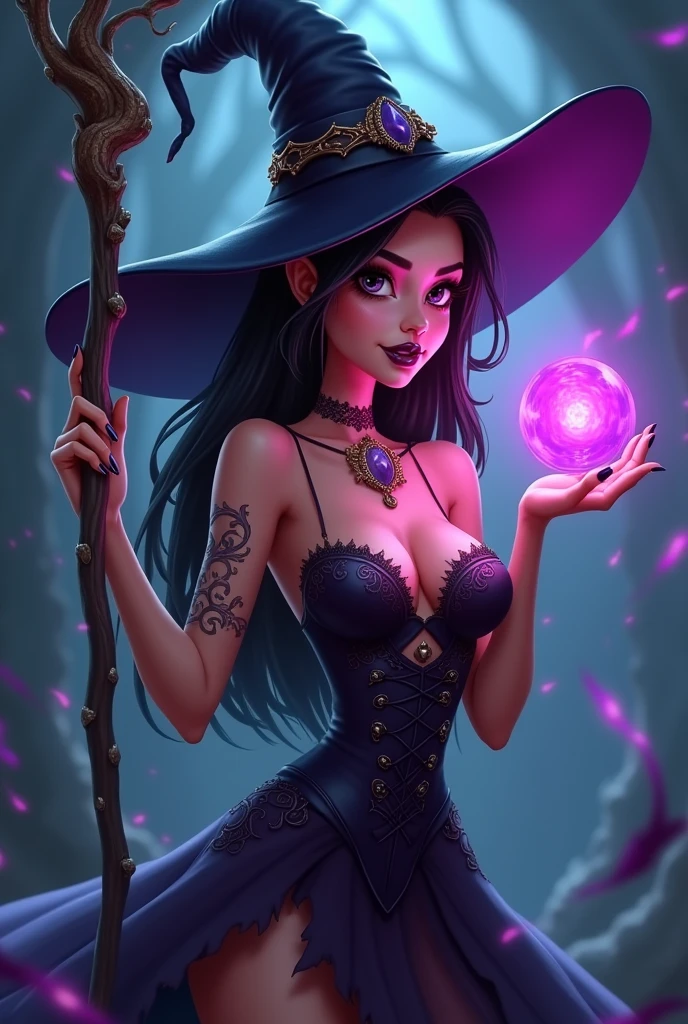 Witch r***** Hot 2D in short clothes 