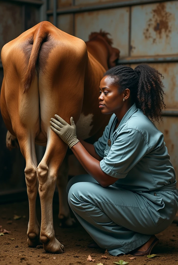 COW, person showing discomfort