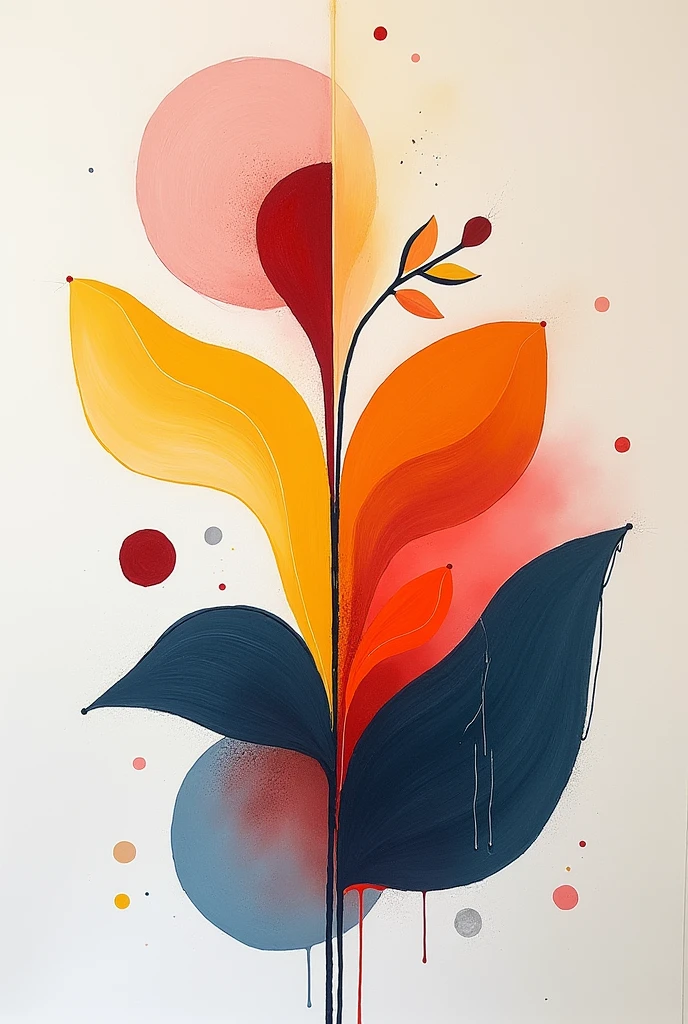 Close-up of a painting of a flower with a butterfly, smeared flowers, coloured in teal and orange, Teal and orange, Inspired by Floris Van Dyck, tulip, inspired by Hyman Bloom, inspired by Josef Mánes, Inspired by Etienne Aubrey, Inspired by Elaine de Kooning, inspired by Anna Boch