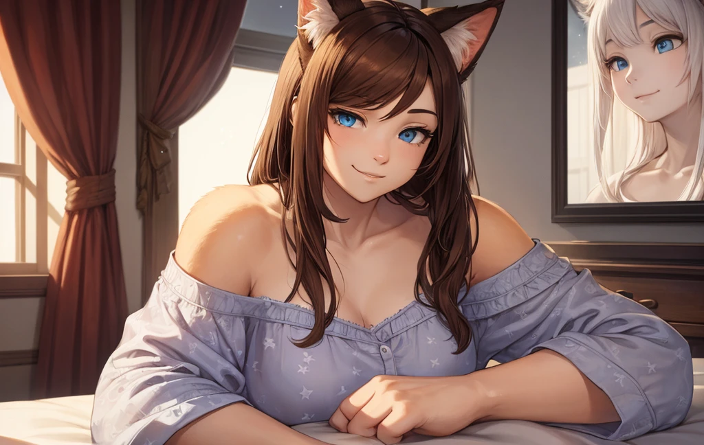 1 person woman、20yr old、Uma Musume(Super Creek)独奏、Saint a girl、Brown hair、long brown hair on the shoulders、Hair is tied in a back braid、Blue ribbon at right head、cuticle、mamma、Motherly love、very long pointed horse ears,,,,、Thin black eyebrows、black eyelashes are long、Cobalt blue eyes、Mature milf、Whip whip、sharp eye、Close both eyes、is crying、not looking at viewer、The gaze is looking at the ceiling、full of sweat、arms crossed over the head、Grab your neck with both hands、nursing、toppless、bottom less、ultra gigantic tits、Large breasts、Overflowing udder、Breast milk is coming out、Bursting breasts、teats、Pink 、Thin pubic hair、Pink、Show off the 、full of sweat、Loss of virginity、Virgin penetration、Love Juice、Vagina gets wet、cum shots、lyin in bed、laying on back、M-shaped legs、Opening legs、Raise both legs。Toe Extension。Full body like、in a house、On the desk、Daytime、atlibrary、Looking up to the heavens with an ecstatic expression、tuna、Shout with your mouth wide open、cum on、Imarathion、perspiring、full of sweat