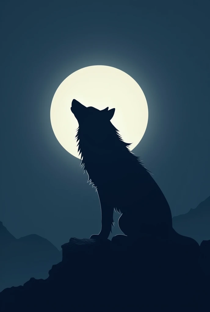 Un loup s'ennuie sur son telephone