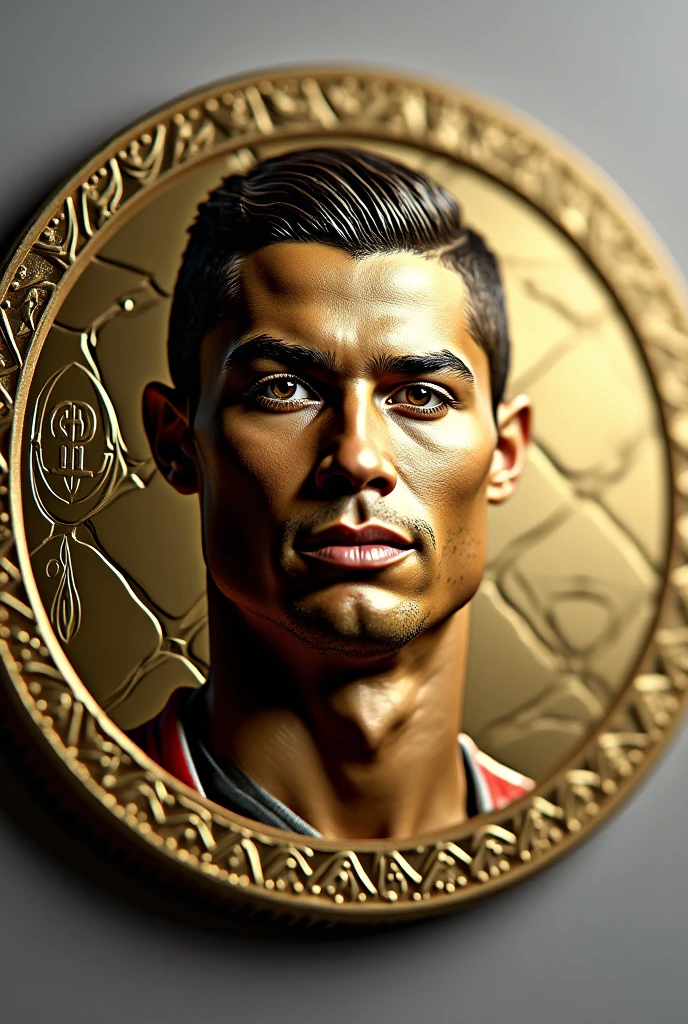 Create a coin with cr7's face