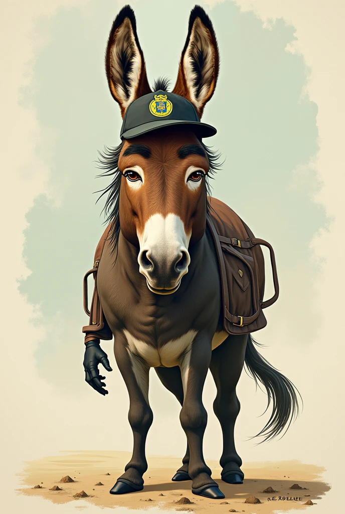 Coach Tite in the body of a donkey