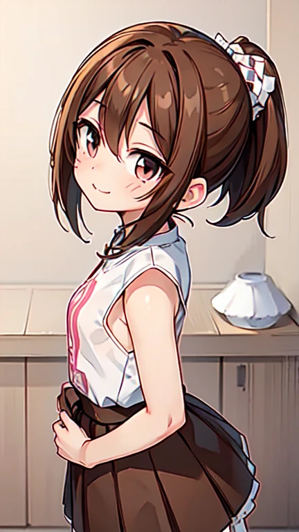 (masterpiece, best quality, ultra-detailed, high resolution, perfect anatomy, detailed, highres, extremely detailed, ultra detailed, very aesthetic:1), (kyoto animation:1.2), yuuki_yuna, Yuki Yuna is a brave man, (1girl, solo, hair ornament, red eyes, hair between eyes, White hair ribbon, bright red hair, black thighhighs, side ponytail:1.1), (AB, anal beads, anal beads inside, anal beads in anus, anal beads dangling from anus, anal object insertion, anal)
