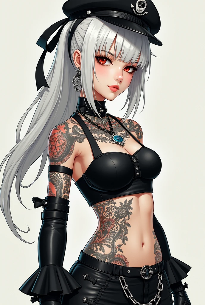 a sexy punk girl with a shaved vulva, nipple piercings, and a visible anus, wearing a mini-skirt, 1girl, detailed face, beautiful detailed eyes, beautiful detailed lips, extremely detailed eyes and face, long eyelashes, shaved vulva, nipple piercings, visible anus, mini skirt, punk style, fishnets, tattoos, dark makeup, dark clothing, grungy, moody lighting, dark shadows, dramatic contrast, photorealistic, 8k, ultra-detailed, hyper-realistic, masterpiece