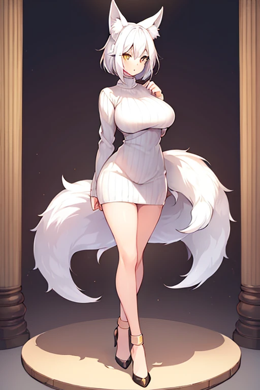 Solo, score_9,score_8_up,score_7_up, source_furry, Anthro furry reshiram Pokemon, female, blue sclera and black eyes, standing, tail, naked, indoors, breasts, pussy, curvy,