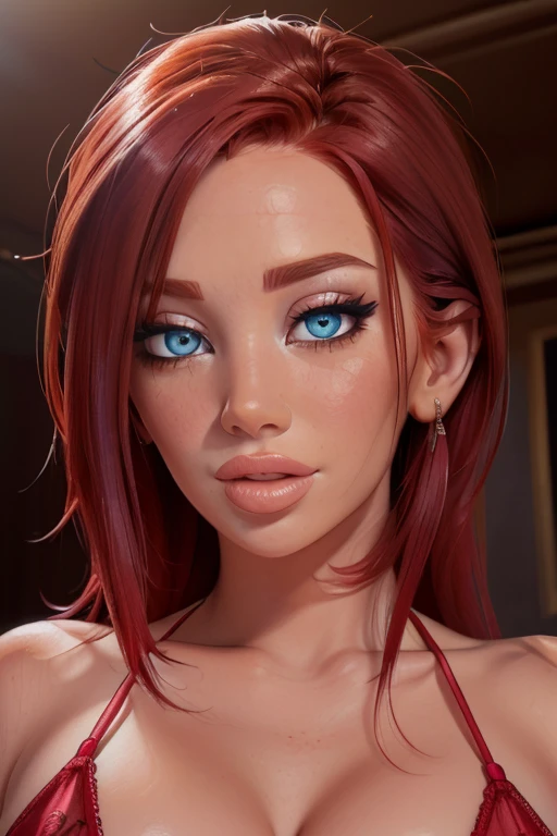 (sexy red haired young woman,perfect body,posing,model,stage,luxury hall),(oil painting),(detailed face,beautiful eyes,detailed lips),(best quality,highres:1.2),(realistic),(portrait),(vibrant colors),(soft lighting)