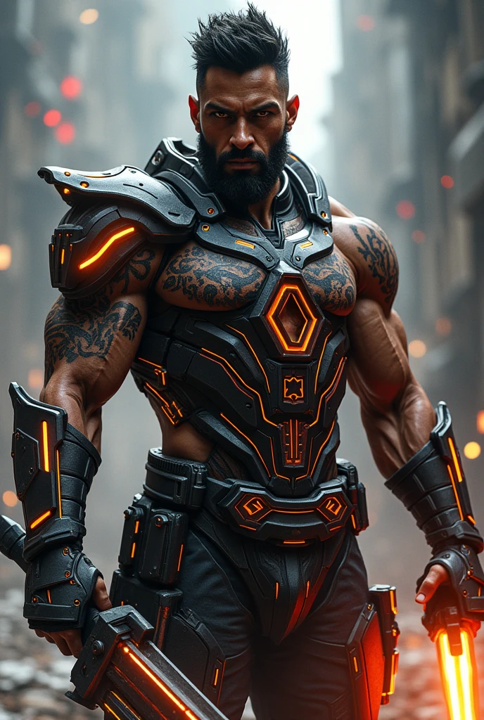 top black character of the galaxies with a defined body from the valorant gym