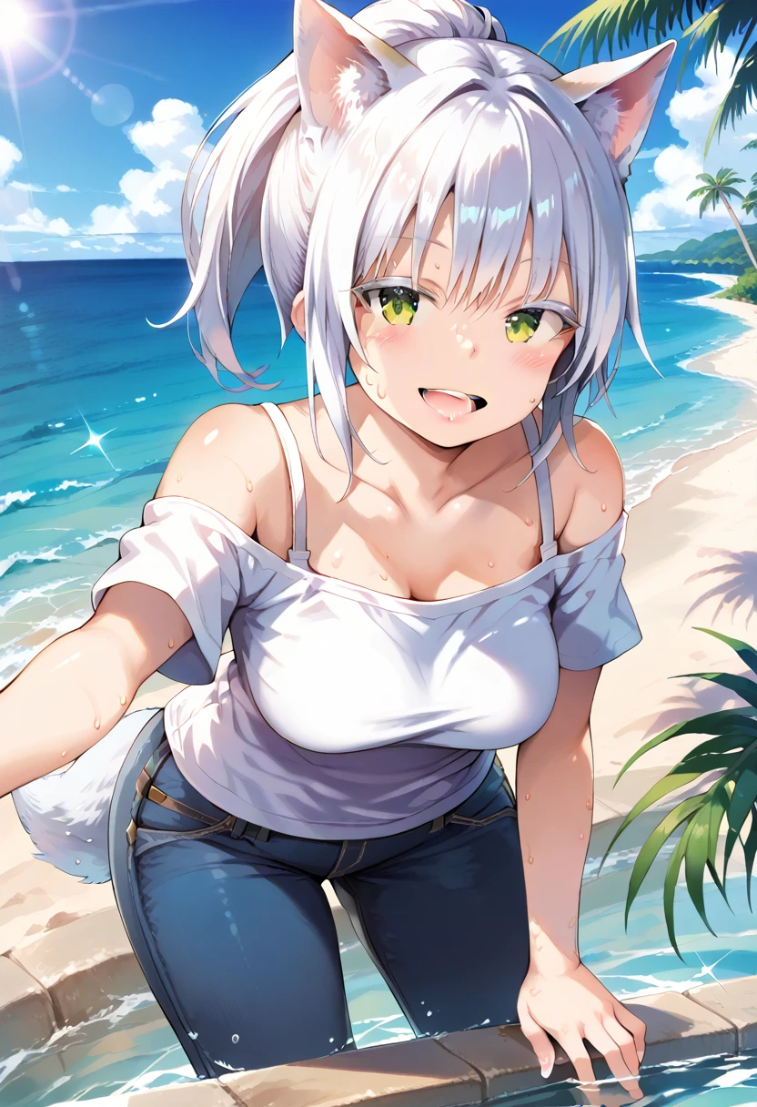 (highest quality, 8K, masterpiece :1.3),Nijisanji,Kaede Higuchi,VTuber,Voluptuous body, One woman,underwear,Wet with sweat,Large Breasts,Angry,Leg spread,Sex with a man