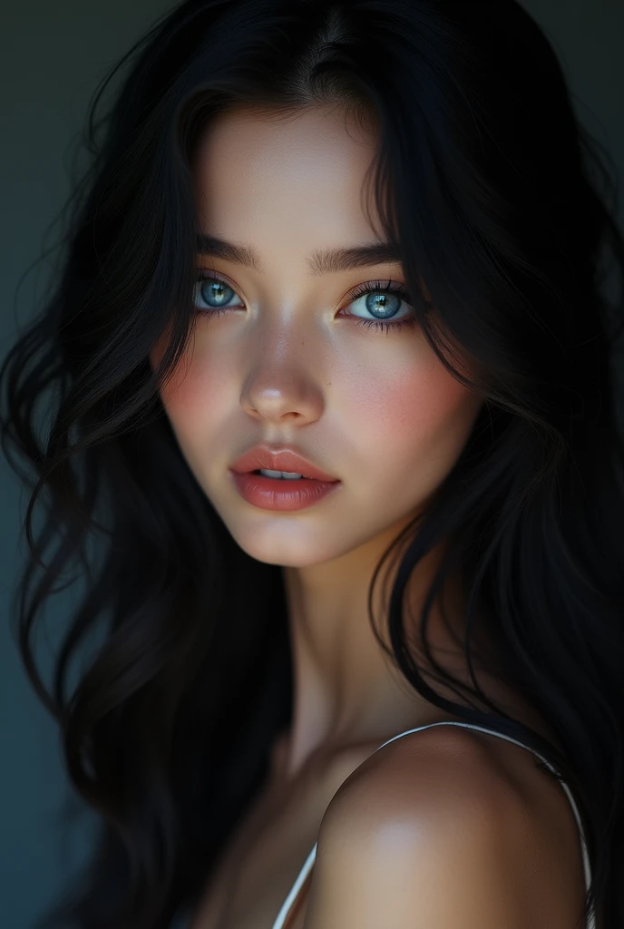Best Quality,4k,8k,High resolution,masterpiece:1.2),ultra detailed,(realist,photorealist,photo-realist:1.37),portrait, carly ,beautiful detailed eyes,beautiful detailed lips,extremely detailed face,long eyelashes, sexy,Soft lighting,subtle background,Professional photography,vivid colors Whole body , by a fan, Flushed face () Whole body (seductive) (Ready for sex) (biting your lips) (Supergirl outfit) (long black hair),sexy