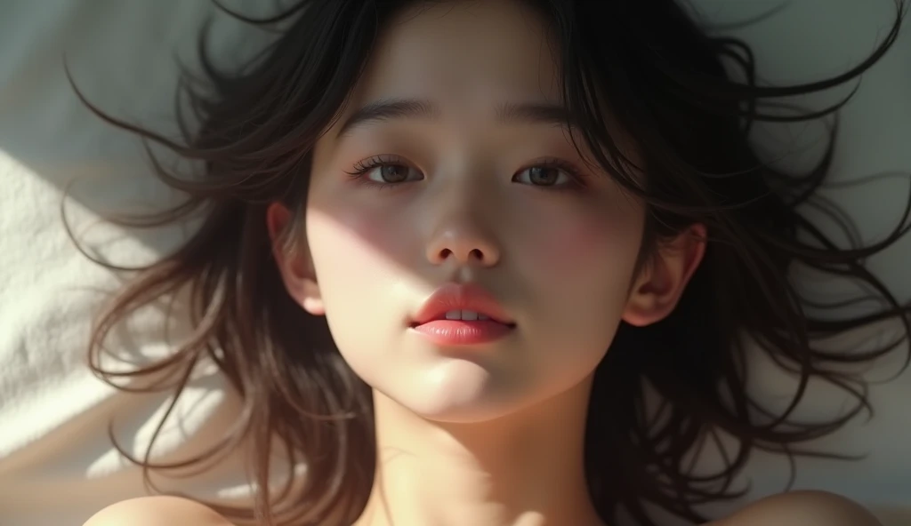 Close-up of a masturbating、Japanese、perfect face - SeaArt AI