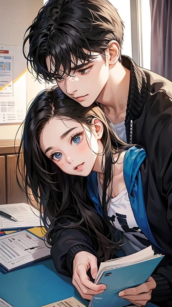 college student couple,shut your mouth, Stationary face