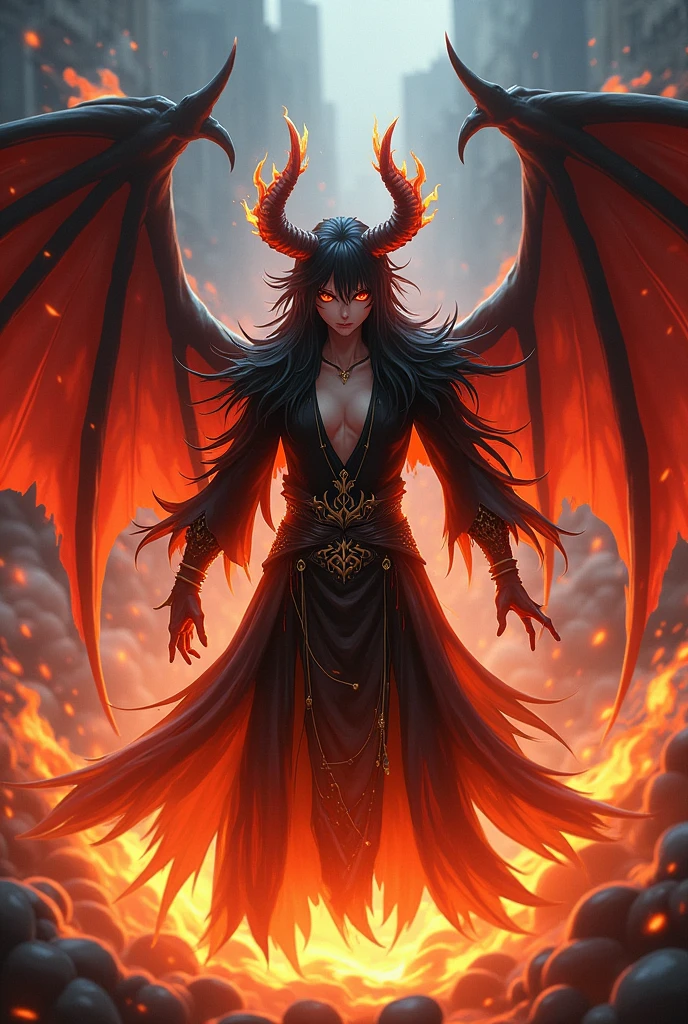 (dark skin), (demon horns), (well-defined eyes, high resolution, ultra detailed) large breasts, Immortal temptation takes over my mind Condemned Fallen weak on my knees, summon the strength Of mayhem I am the storm that is approaching Provoking black clouds in isolation I am reclaimer of my name Born in flames, I have been blessed My family crest is a demon of death Forsakened, I am awakened A phoenix's ash in dark divine Descending misery Destiny chasing time Inherit the nightmare, surrounded by fate Can't run away Keep walking the line between the light Led astray Through vacant halls I won't surrend 5r The truth rev 5aled in eyes of ember We fight through fire and ice forever Two souls once lost, and now they remember I am the storm that is approaching Provoking black clouds and isolation I am reclaimer of my name Born in flames, I have been blessed My family crest is a demon of death Forsakened, I am awakened A phoenix's ash in dark divine Descending misery Destiny chasing time Disappear into the night Lost shadows left behind Obsession's pulling me Fading, I've come to take what's mine Lurking in the shadows under veil of night Constellations of blood pirouette Dancing through the graves of those who stand at my feet Dreams of the black throne I keep on repeat A derelict of darkness, summoned from the ashes The puppetmaster congregates all the masses Pulling strings, twisting minds as blades hit You want this power? Then come try and take it Beyond the tree Fire burns Secret love Bloodline yearns Dark minds embrace Crimson joy Does your dim heart Heal or destroy? Bury the light deep within Cast aside, there's no coming home We're burning chaos in the wind Drifting in the ocean all alone