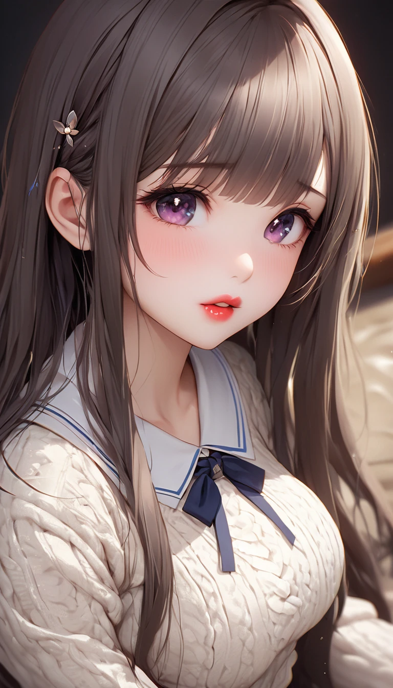 (ultra detailed,detailed face,detailed eyes,detailed skin,shiny skin:1.2),detailed background,(8k, best quality, raw photo),(masterpiece:1.4),(high resolution:1.4),nsfw, 1man,(1 nogizaka girl,14 yo,,brown hair:1.6),,POV,licking little penis ,handjob,(living room:1.4), BREAK,1 little penis,