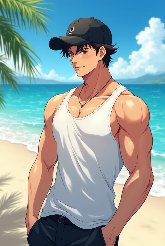 score_9, score_8_up, score_7_up, score_6_up, score_5_up, score_4_up, BREAK source_anime, Handsome Aomine Daiki ,beach