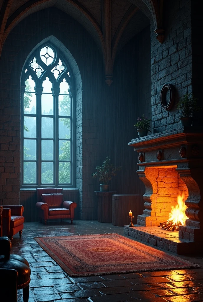 (best quality,4k,8k,highres,masterpiece:1.2),ultra-detailed,realistic,gothic stained glass window,vibrant red glass colors,detailed intricate patterns,medieval architectural element,dark and mysterious atmosphere,light filtering through the stained glass,fine artistic details,sharp focus,vivid colors,portraits,concept artists,rich and deep color tones,stunning play of light and shadow