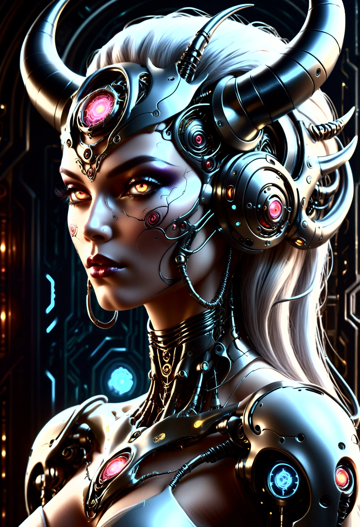 (focus on a hauntingly beautiful bioengineered creature:1.2), organic cyborg, alien landscape, translucence, sheen, colorful dark unfocused background, (high resolution:1.9), detailed masterpiece, <lora:add-detail-xl:1>, <lora:SandraChevrierXL:.6> sachr, ziprealism