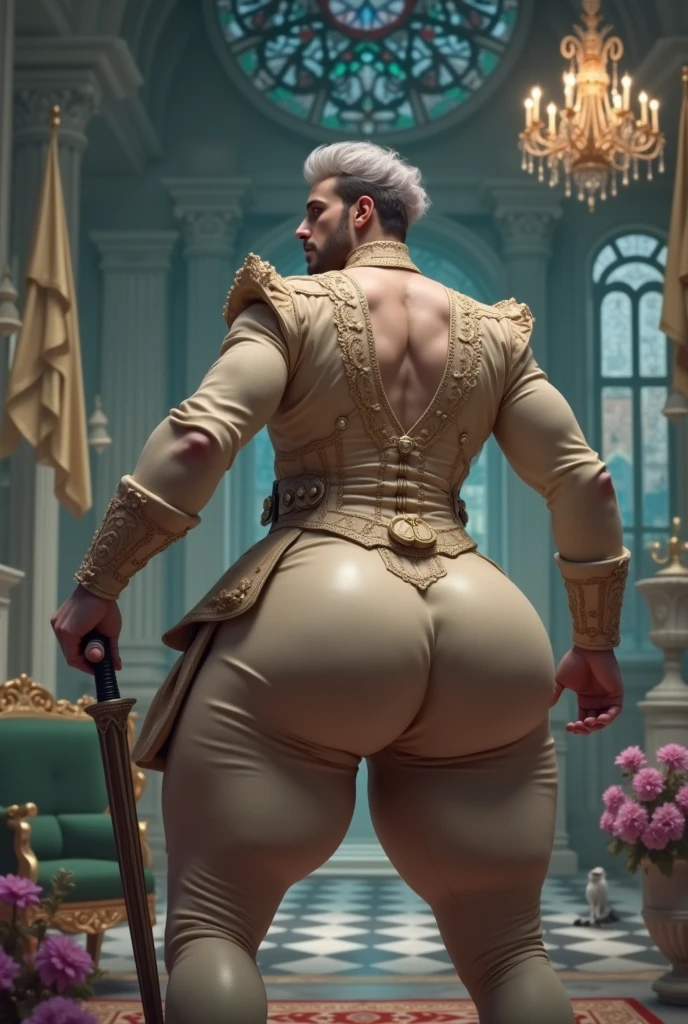 Two young boys kissing and showing big ass. Smooth curvy body. Chubby boys. Blond hair. Smooth big ass. Large long penis . In moroccan hammam. Masterpiece. Ultra detailed.