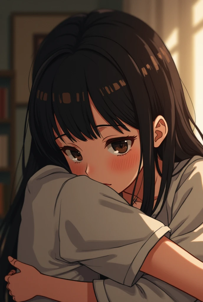 20Year old girl, pajamas, Mid-chest, Black Hair, blush, ベッドでSleeping, night, You can see the starry sky from the window, High resolution, Sleeping, Both eyes closed
