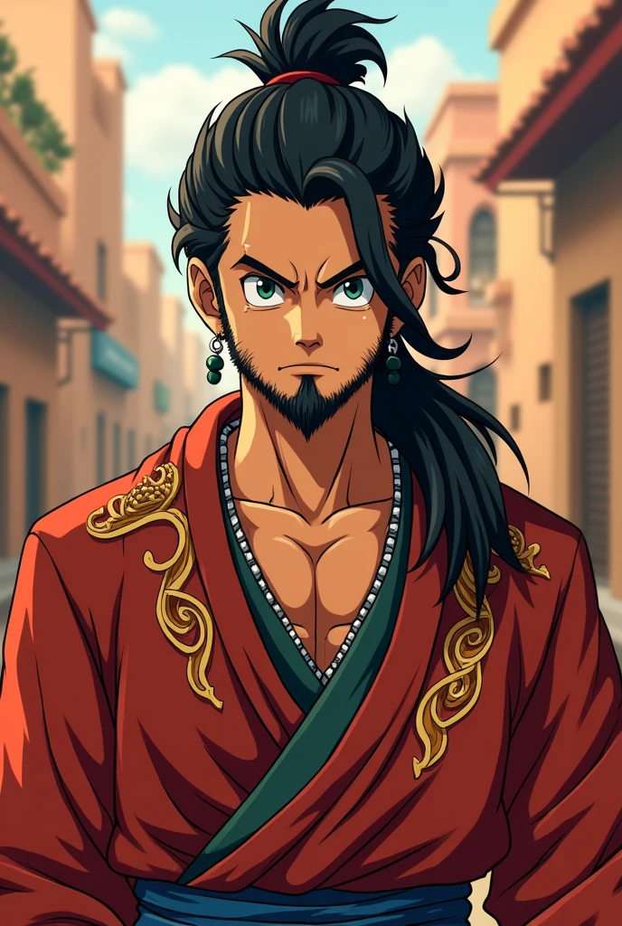 ((((Genghis Khan)))),man:1.5,1 man,(((1man))),((mature man)),
(((male gender:1.5,male focus))),
(((large black hair, black hair))),((((Mongolian style mustache)))),(((lustrous skin:1.5,bright skin: 1.5,skin tanned,shiny skin,very shiny skin,shiny body,illuminated skin))),(((brown_eyes:1.2))),intricate eyes,beautiful detailed eyes,symmetrical eyes,((man chest)),(((detailed face))),
(striking fear with his appearance:1.3), donning formidable Mongolian battle armor, battle-hardened expression, commanding presence, intimidating atmosphere, capturing the essence of the conqueror's might,(((Asian))),((bulge in pants)),((red clothes theme,intricate outfit,intricate clothes)),
(dynamic pose:1.0),solo focus,((evil smile,evil look)),(centered,scale to fit dimensions,Rule of thirds),
((ash desert, land of nothingness, a lifeless desert land, there are ruins, gold)),scenery:1.25,((intricate scenery)),
(Glossy mongolian ornaments),highres,sharp focus,(ultra detailed,extremely detailed),(photorealistic artwork:1.37),(extremely detailed CG unity 8k wallpaper),(((vibrant colors,vibrant theme))),(intricate),(masterpiece),(best quality),artistic photography,(photography taken by sldr),(intricate background),perfect rendered face,perfect face details,realistic face,photo realistic,((intricate detail)),(((realism))),