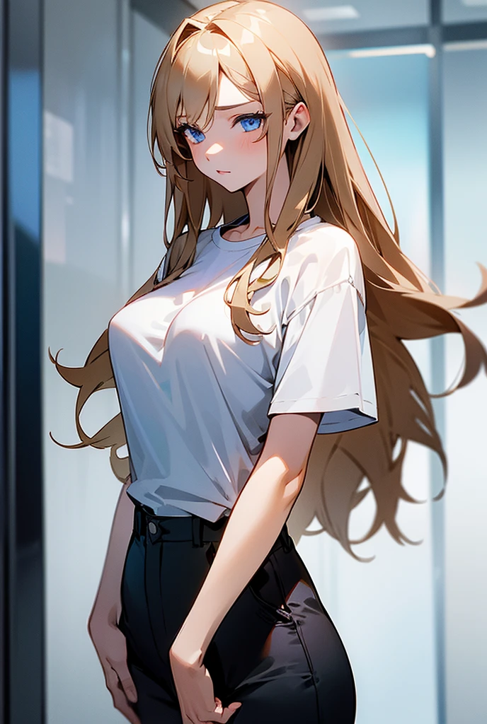 Girl,nipple showing on the shirt,