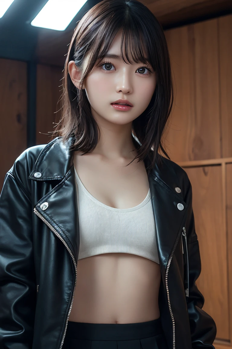 ((Top Quality, 8k, Masterpiece: 1.3)), 1 Girl, Beauty with Slender Abs: 1.3, (Medium Short Hair, Big: 1.2), Cardigan: 1.1, Ultra Detailed Face, Detailed Eyes, Double Eyelids, Best Quality, White Skin, Real Human Skin, (Detailed), Oval Face, Pore, Ultra High Definition, (8k, RAW Photography, Photorealistic: 1.4), 1 Woman, Slim, (who looks with gentle and goddess-like eyes) Happiness: 1.2), (lip gloss, eyelashes, clear double, clear eyes, gloss face, highest quality, ultra-high resolution, wide lighting, natural shading), random outfits, oversized jackets, fashion shirts, white background, light background, large , gloss on chest, gloss on face, gloss on skin, glossy skin, Fresh wind, straight hair, short bob hair, bangs, long neck, choker, masterpiece, top quality, ultra high resolution, (photorealistic photo: 1.4), ((1 girl, white fair skin: 1.4, kneeling, from above, looking up at the viewer, face close-up, 19 years old, pretty, cute, black hair, bob_cut, short hair with bangs, big bre (bikini swimsuit: 1.3, Simple blue and white two-tone swimsuit, blue and white swimsuit, shiny shiny swimsuit, shiny swimsuit with reflective surfaces, dripping wet body: 1.2) (portrait of a famous actress of Japan), (smile, happy, joyful, cheerful, close mouth), (breasts tucked betms with breasts), high detailed ereally snow-white background, nothing background)))), long neck, (short hair with bangs, Bangs))), eyelashes, big eyes, (((so beautiful, so beautiful, tremendously beautiful)), (((natural light, ears, sheer, see-through, transparent, huge, crotch spread, big thighs, big ass, highlights in the eyes, swiit with a small area)))