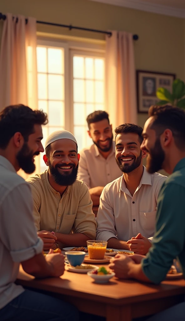 5 male best afghani friends