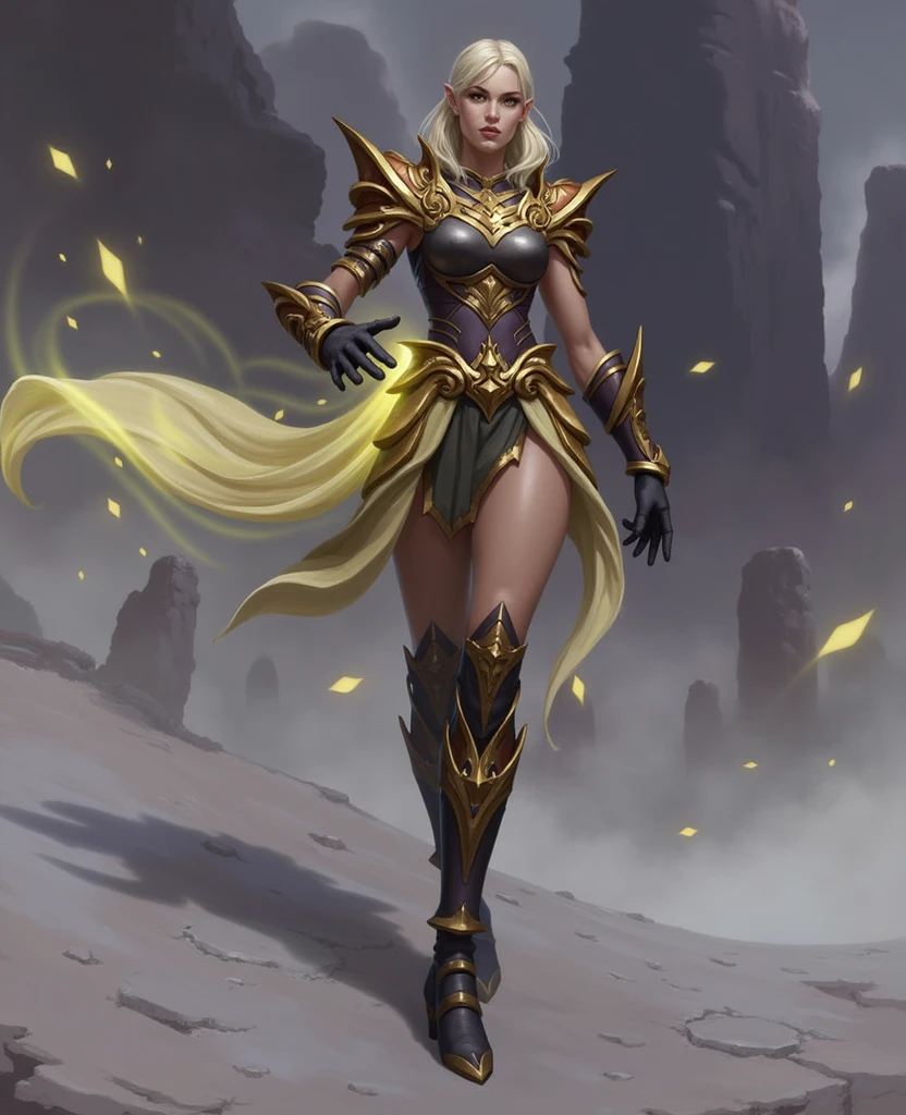 Mortal Combat Scorpion, full body photo of character standing, black suit with golden yellow design and accessories, ((Princess Zelda as Scorpio, keep the Scorpio costume in its original characteristics)), straight posture, extremely large breasts, ((ela tem cabelo preto e olhos azuis)), looking at the viewer with fury and anger, holding a Katana attached to a black chain, She's in a macabre cemetery raining, body and clothes all soaked in water. 真实感, アニメ, Mortal Combat, ultra HD, 16K, work of art, high détail, best qualityer, anatomically correcte.