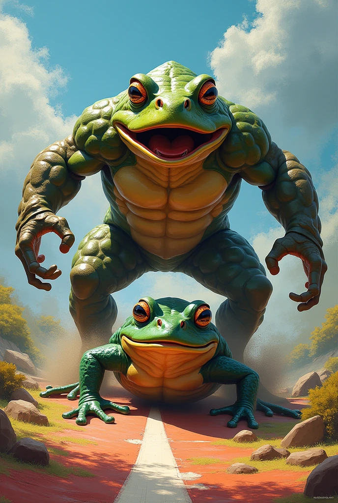duo,fat,Huge beefy (green) frog humanoid form beastmen.(Ejaculate,sweat:1.3).(Drooling:1.5).Laugh.tongue,lie down side by side in the bed.Masturbate.hand on penis,Getting an erection.Big cock.(all(green):1.2)