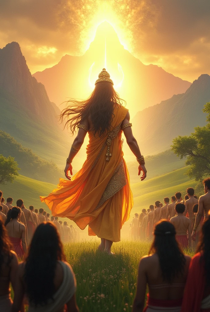Mumbai indians and vishnu bhagwan and rohit sharma getting blessed from shree vishnu