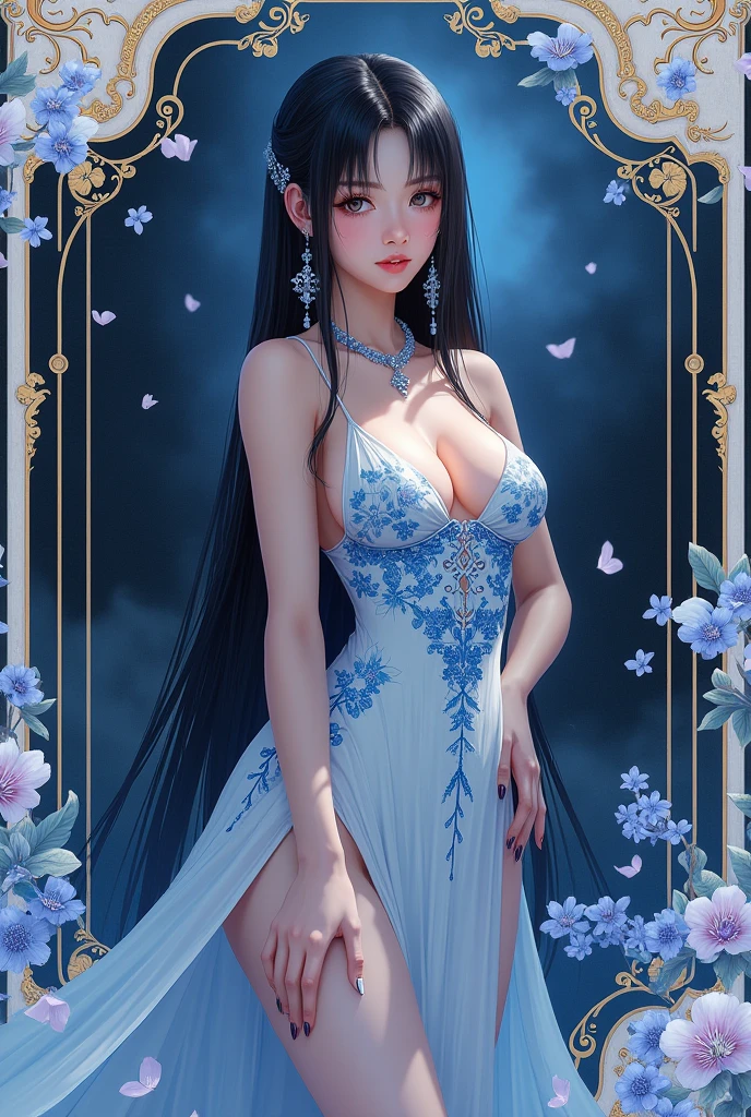 dreamlike,Sea of blue roses,Blue Fluorescent 0