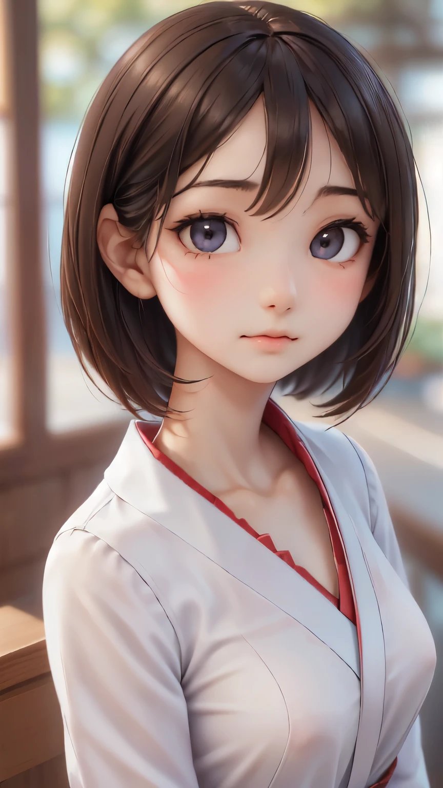 ((sfw: 1.4)), ((detailed face,  professional photography)), ((sfw, office lady, suit, extra short hair, sidelocks-hair, 1 Girl)), Ultra High Resolution, (Realistic: 1.4), RAW Photo, Best Quality, (Photorealistic Stick), Focus, Soft Light, (()), ((Japanese)), (( (young face))), (surface), (depth of field), masterpiece, (realistic), woman, bangs, ((1 girl))
