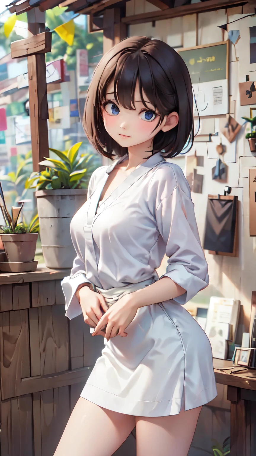 ((sfw: 1.4)), ((detailed face, professional photography)), ((sfw, office lady, suit, extra short hair, sidelocks-hair, 1 Girl)), Ultra High Resolution, (Realistic: 1.4), RAW Photo, Best Quality, (Photorealistic Stick), Focus, Soft Light, (()), ((Japanese)), (( (young face))), (surface), (depth of field), masterpiece, (realistic), woman, bangs, ((1 girl))
