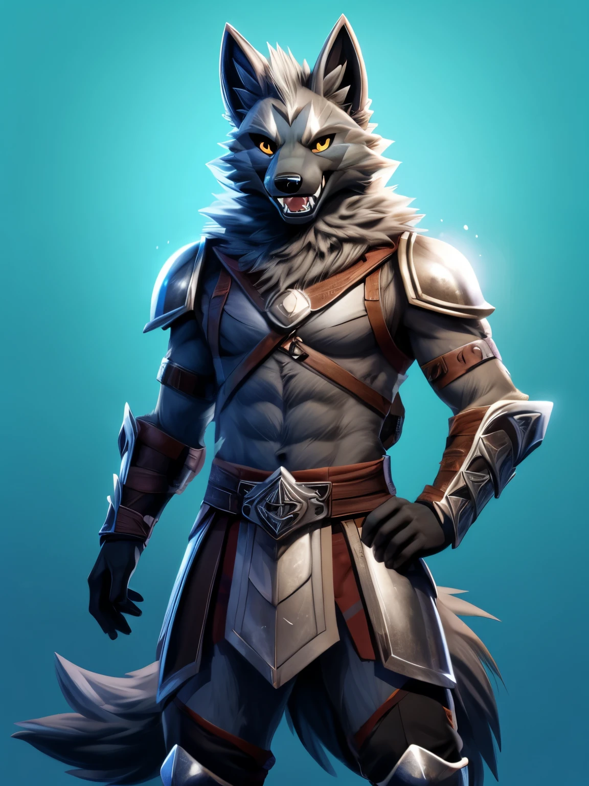 (((one character only))),
Poochyena, anthro Poochyena, ((shiny Poochyena)), furry, male, 25yo, 1.80m, alone, look at viewer, seductive smile,
standing, open mouth, white teeth, (glowing teeth:1.3),
yellow light medieval armor, shirtless
thin body, fullbody,
detailled mouth, detailled teeth, detailled glowing, 8k
(red, yellow and blue background) 