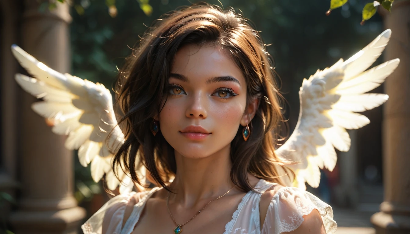 Realistic angel girl