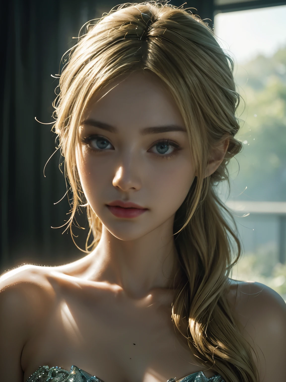 realistic muscular male nude body, extremely detailed human anatomy, hyper realistic skin texture, high definition, 8k, ultra detailed, photorealistic, extremely sharp focus, 1 person, princess peach from super mario, beautiful female face, detailed eyes, long eyelashes, flawless skin, cinematic lighting, dramatic shadows, vibrant colors, fantasy, heroic pose