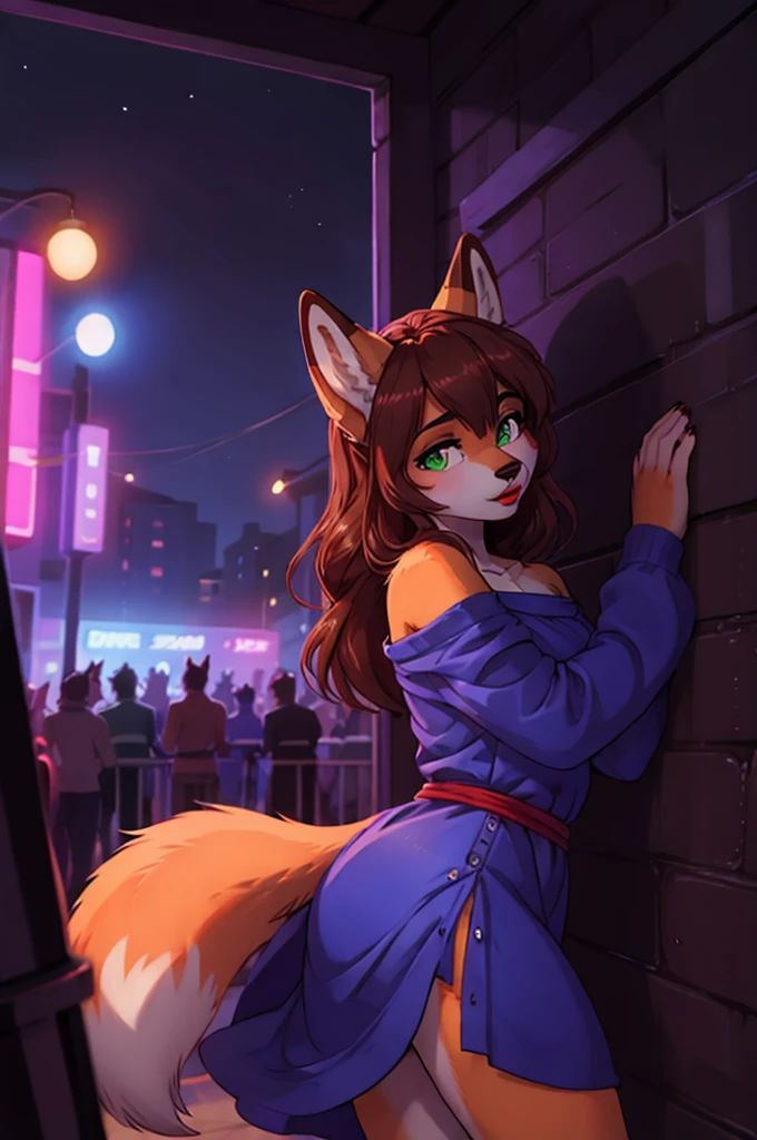 by kenket, Ross Tran, ruan jia, zaush, foxovh, by Zackary911, by hyattlen, by teranen, by fumiko, by Pixelsketcher, by Bayard Wu, by Thomas Benjamin Kennington, by Einshelm, by Kilinah, by Coffeesoda, by Hioshiru, by fluff-kevlar, bye r-mk, by Dimwitdog, Furry, Anthro, long hair, ((small)), ((male)), ((twink)), long white hair, feminine hair, girly haircut, Full Body, (()), cinematic lighting, ((fluffy tail)), ((blushing)), (smiling), (smug), sassy, girly hips, girly hips, ((solo)), (view from front), (prostitute), solo, nighttime, neon lights, city background, outdoors, street hooker, NSFW, pussy, tits, spread legs, worm's eye view, fingering pussy, looking at viewer, first person view, close up of pussy, close up view, fully naked, dominant female, viewer giving oral sex, fully naked, sitting on viewer's face, submissive viewer, pussy fluids, vaginal fluids, female orgasm, squirt, smug smile, smug grin
