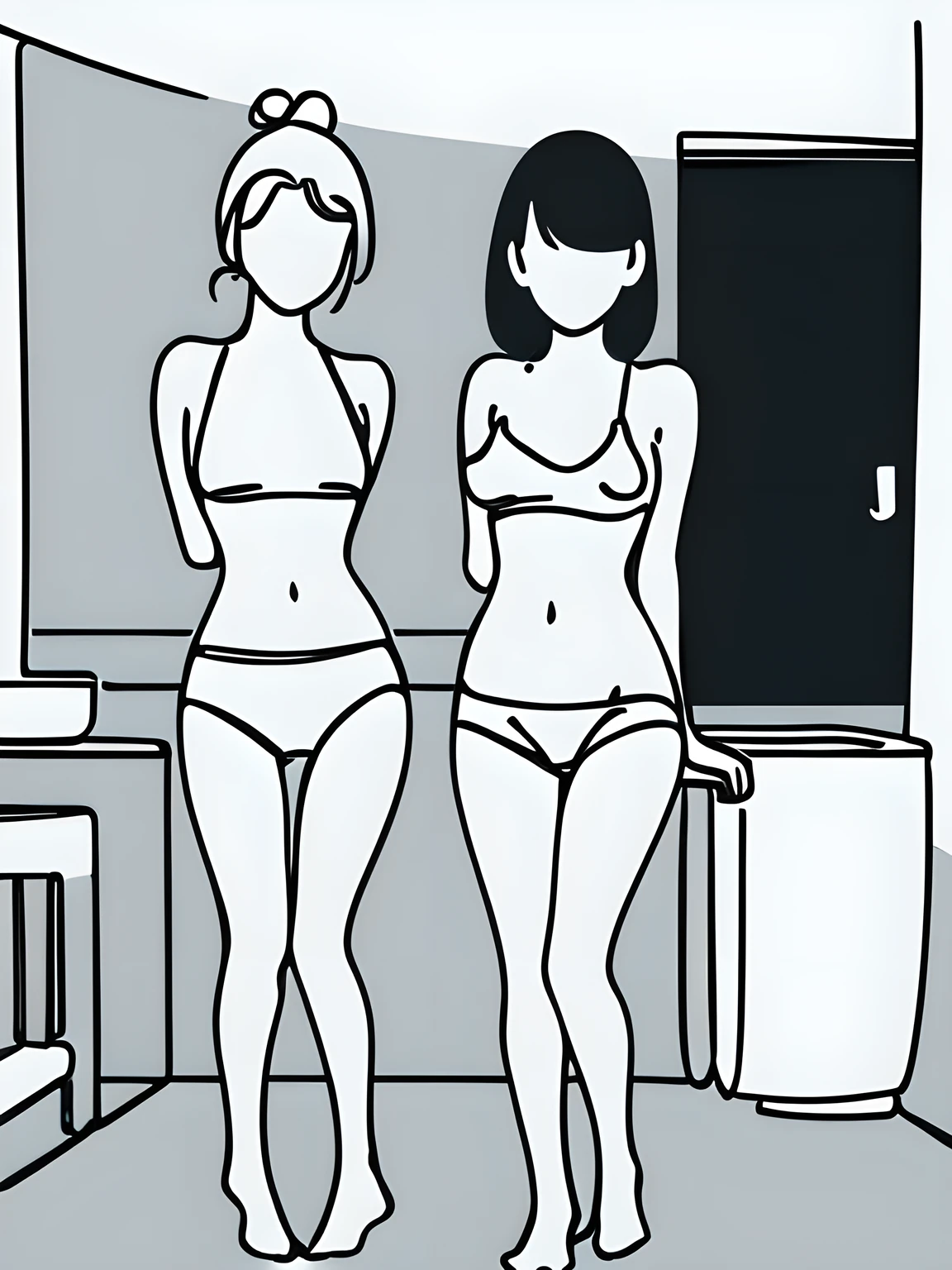 (masterpiece, best quality:1.2), 1girl, 26 years old, solo, (topless:1.5), hotpants, sexy pose,