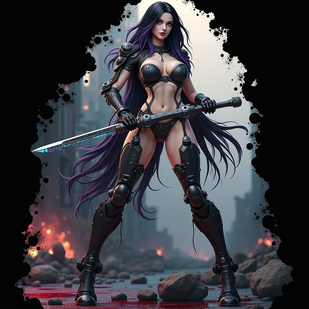 Demons Slayer character Mitsuri naked full body in 4
