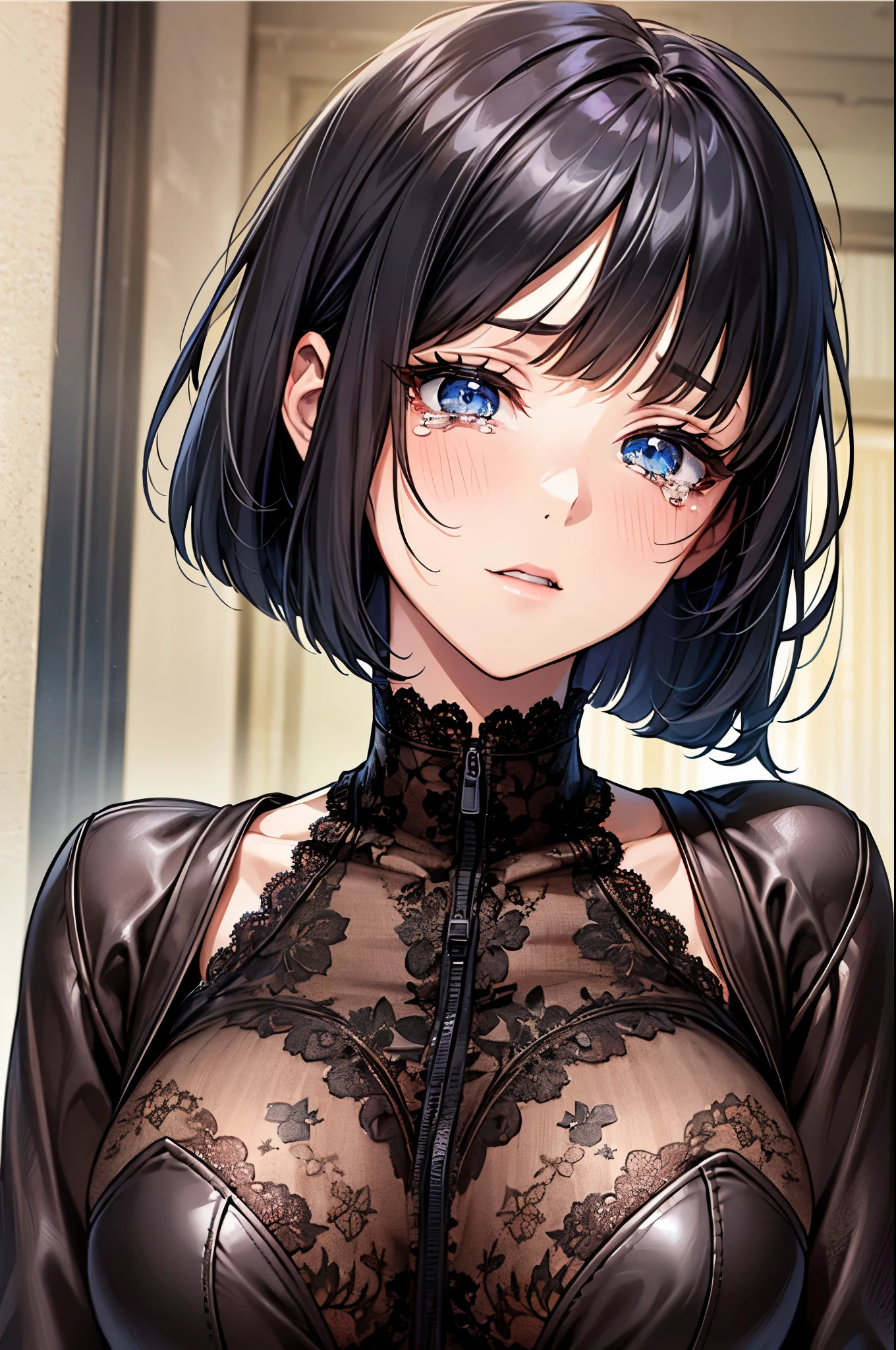 Korean women, (masterpiece, Beautiful person々, Dirty smile), Virtual YouTube, Detailed skin texture