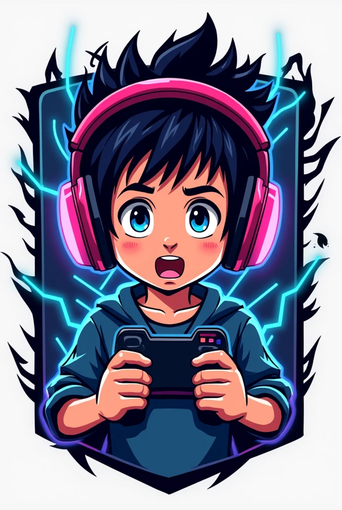 Gamer kid logo