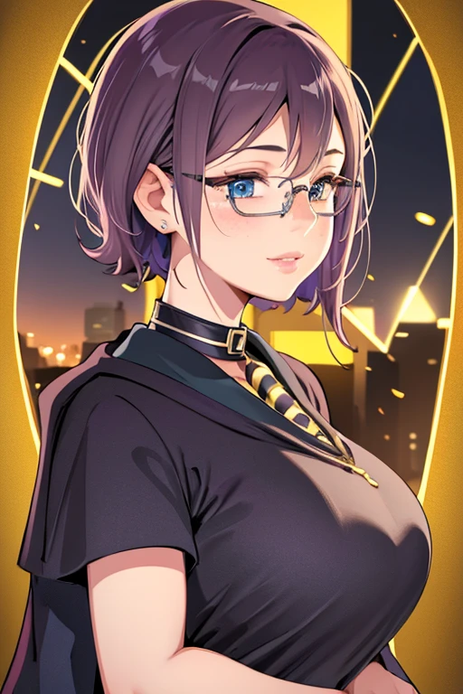 very young slim fit girl, full height, rounded face, (disheveled dark blue hair:1.5), (very short hair:1.4), (big yellow eyes:1.5), shy smile, perfect medium breast, look at you, (ahoge:1.4), (megane:1.3), elegant tight dress, very long dress with slit, tight dress, sexy dress, very long fit leg, 21thshirow, narrow hips, hold hands behind back, pale skin, russian girl