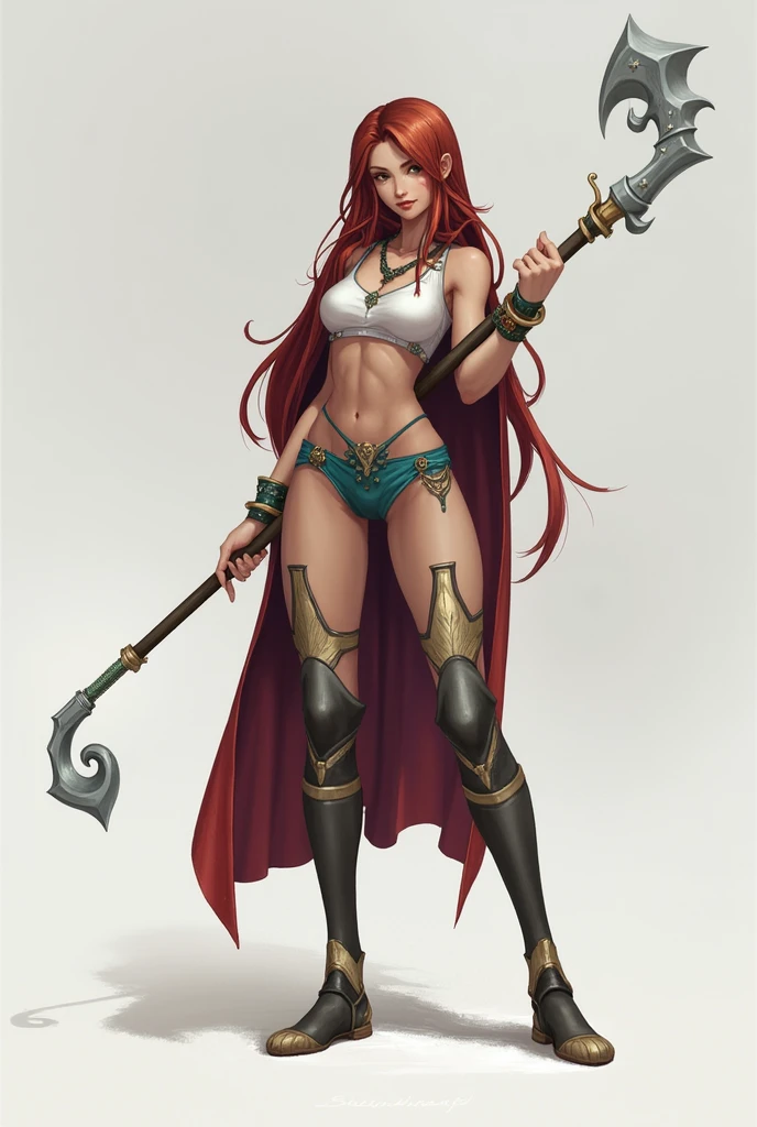 <lora:RedMonikaSDXL:0.8>Red Monika, 1girl, abs, armor, belt, big hair, boots, cleavage, dual wielding, earrings, elbow gloves, gloves, green eyes, gun, handgun, headband, holding, holding weapon, jewelry, large breasts, lipstick, long hair, makeup, midriff, muscular, navel, red hair, solo, thighhighs, weapon, white background