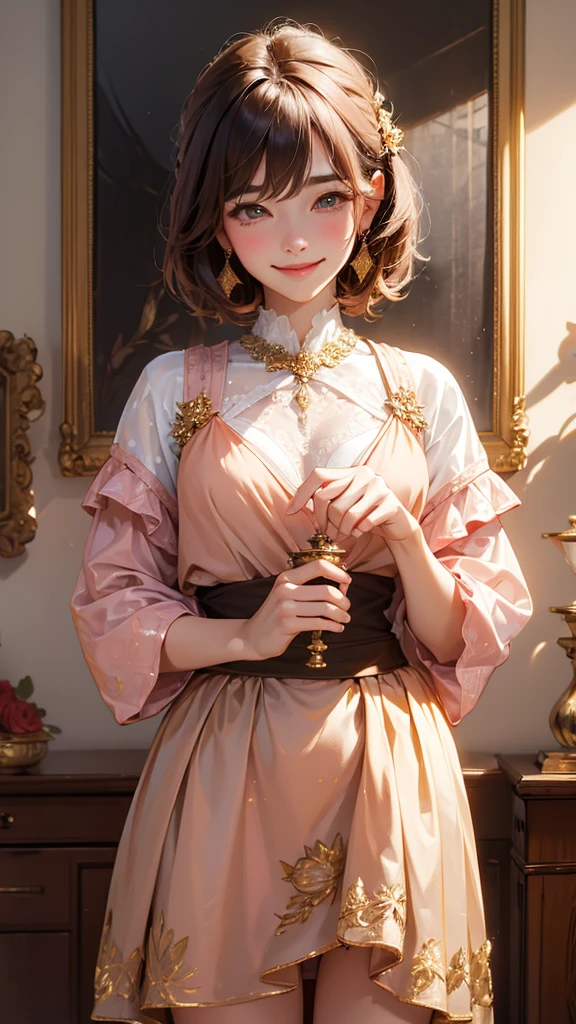 Rukia Kuchiki_(Bleach), ornament hair, black hair, long hair, 1 girl, Looking at the viewer, flowing hair, Beautiful Eyes, Plump and glossy lips, Idol, dress with too many frills, black dress, gold laces, black Short skirt, Drape clothes, red gem, Lace trim, traditional japanese style, oriental architecture, lux garden, garden scene, luxury gold details, gold jewelry, more details, best quality, Big sparkling eyes, blushing, Striped Lace Stockings, black Lolita skirt, sparkle, solo, centered girl, cowboy shot, perfectly body, perfectly hands, two arms, two legs, two hands, five fingers, perfect anatomy, glowing hair, red roses, 1girl, dress, solo, flowing hair, floating hair, ornament hair, perfectly body, perfectly hands, on the grass, sparkles, more details on her clothes, dress with transparency, golden details on her dress, night, holding a white katana, Best quality, cleavage, small skirt, full Body, two arms, two legs, two hands, five fingers, ((4k, masterpiece, top-quality)), 8k, best quality, high resolution, UHD, (illustration:0.8), super cute girl, delicate and beautiful face, mature girl, super cute hairstyle, (beautiful detailed eyes:1.6), extremely detailed face, perfect lighting, extremely detailed CG, (perfect hands, perfect anatomy)