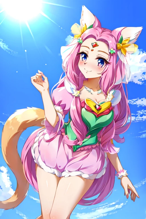 Female furry monkey precure style 