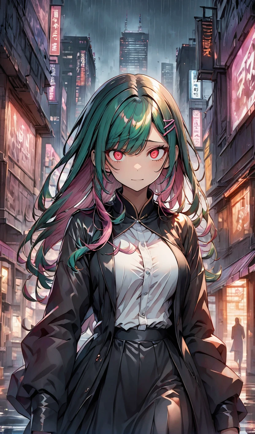 Art, cyberpunk, anime, anime art, manga art, manga art, demon slayer, kimetsu --auto --s2