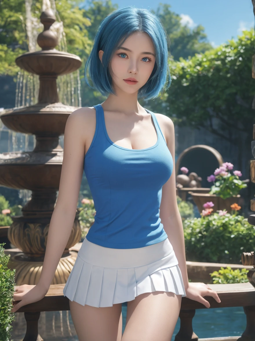 (Ultra realistic 16k), (extremely complex:1.3), (realistic), very white girl, seductive eyes, sexy smile, blushing cheeks, short cyan blue hair, red dress, pale skin, narrow waist, proportional hips, beautiful legs, 18 years old, (beautiful body), professional photography of a stunning woman detailed, sharp focus, dramatic, award-winning, cinematic lighting, volumetric dtx, (film grain, blurred background, blurred foreground, Bokeh, depth of field, motion blur:1.3), various poses. 