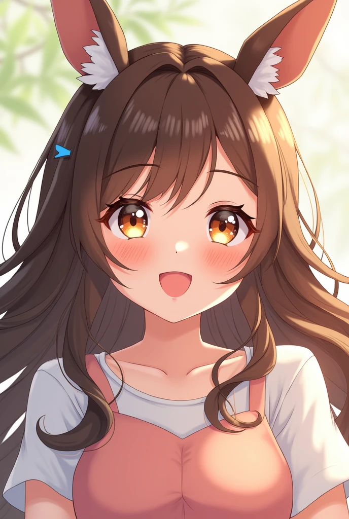 ((1girl)), chibi, big head, tiny, super fine illustration, vibrant colors, absurdres extremely detailed CG, 8k wallpaper, (masterpiece:1.3), dynamic angle, dynamic pose,
best quality, depth of field, cinematic lighting, ultra detailed, brown long hair, very straight hair, large breast, white knit dress , 20yo, cute, very baby face, brown eyes, kawaii, smile, droopy eyes, arms at sides, smartphone, modern living room, peace fingers, Hold your smartphone in your hand、The screen is facing you