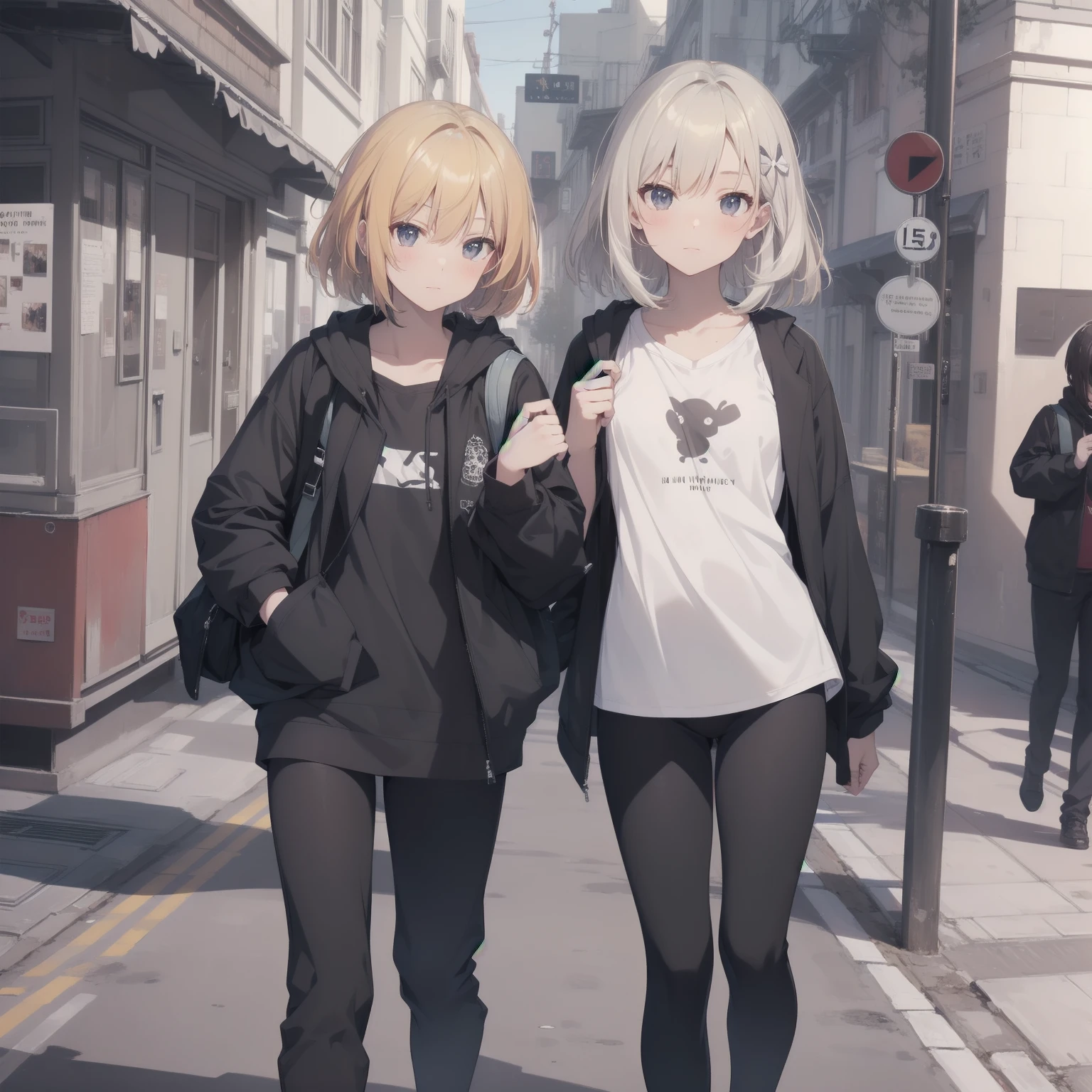 (1 girl, human), (full body), ((Masterpiece, high quality, HD, High Details)), Slender Breasts ((Smaller in width, often longer in length)), (Background: Winter, outside, street, Standing, Hands on Hips, Feet Apart), Eyes: Oval-shaped, dark brown, Nose: Small and flat, Lips: Medium, natural pink, Hair: Long, straight, dark brown, Skin Tone: Light tan with a warm undertone, Eyebrows: Thin and gently arched, Cheekbones: Subtle and rounded, Chin: Rounded, Ears: Small and close to the head, Expression: Kind and gentle, wearing (Turtleneck sweater dress).