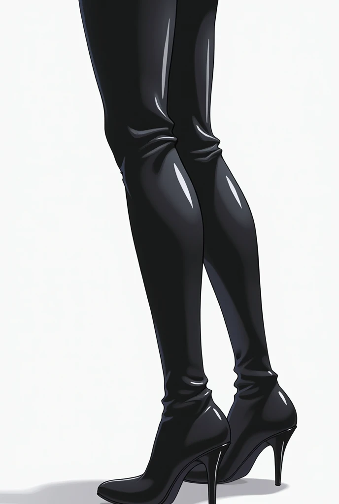 masterpiece, best quality, 1 woman, Takizawa, alone, black eye, black hair, single hair bun, blush, upper body, (smile), ((Very slender waist)), armpit, arms behind head, chest, earring, looking at viewer, , ,sleeveless, drops of sweat, , turtleneck, ((The background is a white space with nothing in it.)), (Ergonomic), (( from bottom to top)), ((armpit를 보여준다)), (((Pussy exposure))), ((Spread your legs)), (((She lifts her latex miniskirt and shows her pussy.))), (((whole body))), ((Ahegao)), ((Thigh high socks)), (((Wear high heels))),